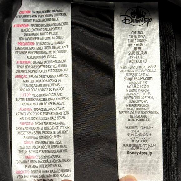 Disney Parks Minnie Mouse Bows Black Backpack Mickey Fob & Princess Sanitizer main image 4